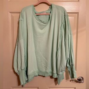 ‼️‼️SOLD‼️‼️ Free People We The Free Camden Mint Green XL